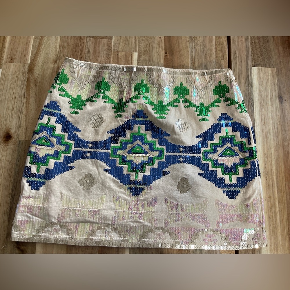 2/$13 Women Embellished Sequin Skirt size small